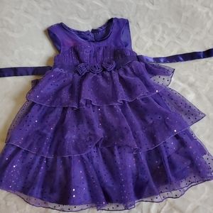 Toddlers purple dress